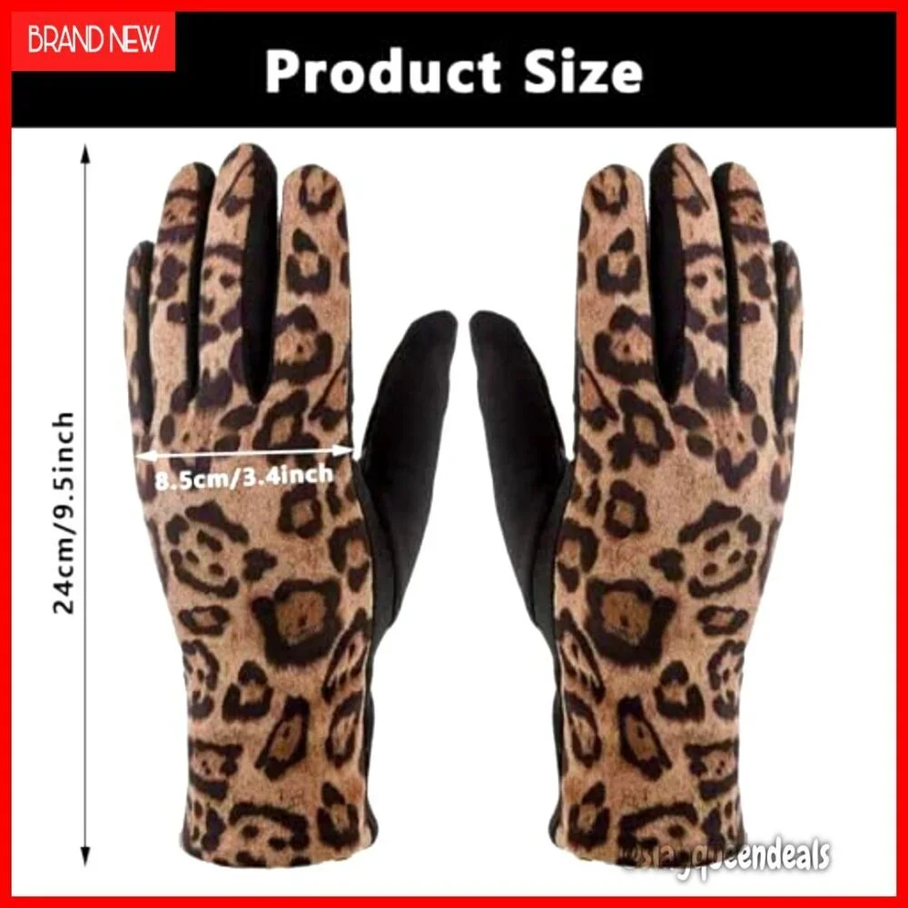 Women's Winter Velvet Gloves Soft Stretch Thermal Warm Cold Weather